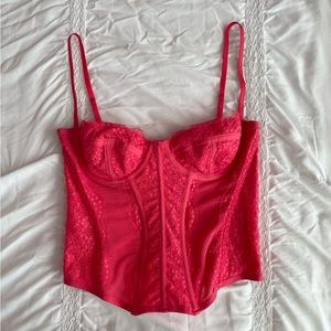 Urban Outfitters Modern Love Corset in Blush Size M